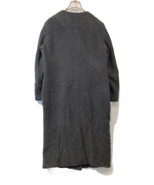 VERMEIL par iena（ヴェルメイユ パー イエナ）VERMEIL par iena (ヴェルメイユ パー イエナ) リングツイード 金ボタンコート　22020938101030 グレー サイズ:38の古着・服飾アイテム