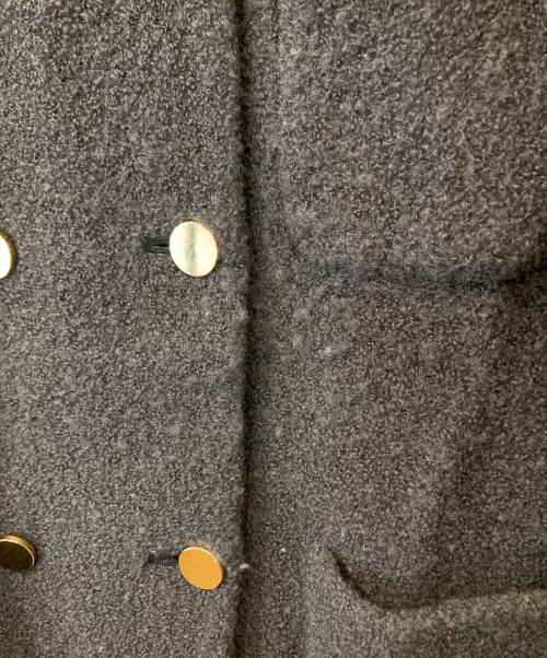 VERMEIL par iena（ヴェルメイユ パー イエナ）VERMEIL par iena (ヴェルメイユ パー イエナ) リングツイード 金ボタンコート　22020938101030 グレー サイズ:38の古着・服飾アイテム
