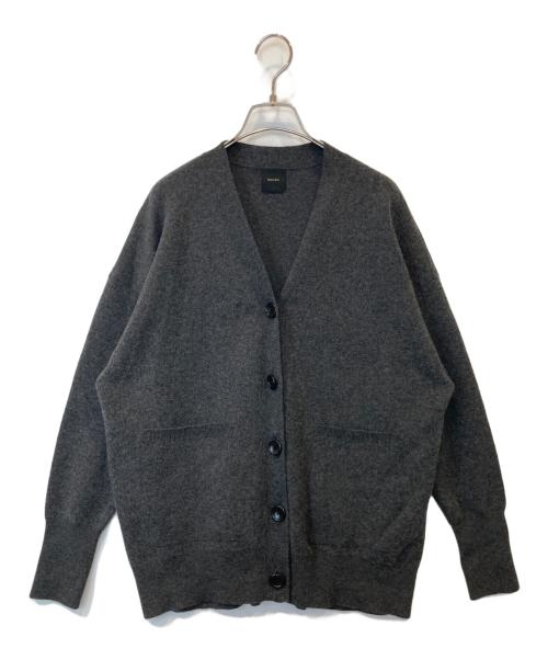 Spick and Span（スピック＆スパン）Spick and Span (スピックアンドスパン) ダブルジャガード ビッグカーディガン　23080200533030 グレー サイズ:FREEの古着・服飾アイテム