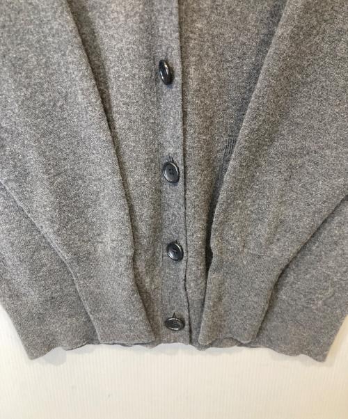 Spick and Span（スピック＆スパン）Spick and Span (スピックアンドスパン) ダブルジャガード ビッグカーディガン　23080200533030 グレー サイズ:FREEの古着・服飾アイテム