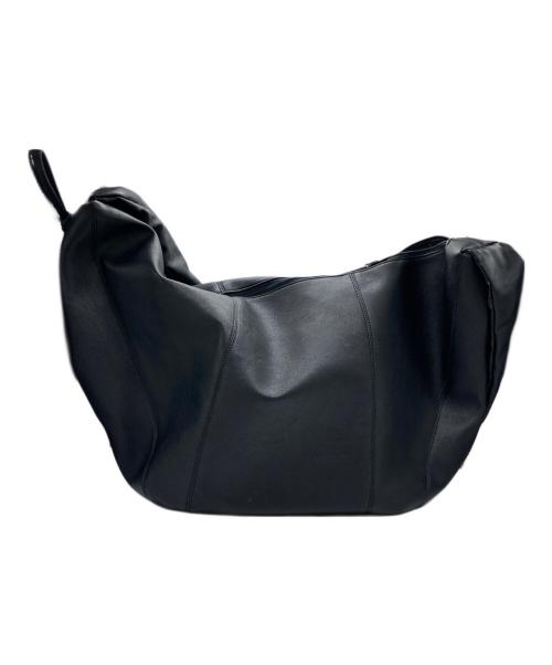 WYM LIDNM（ウィム バイ リドム）WYM LIDNM (ウィム バイ リドム) ARTIFICIAL GRAIN SHOULDER BAG WYbg355 バッグ ブラックの古着・服飾アイテム