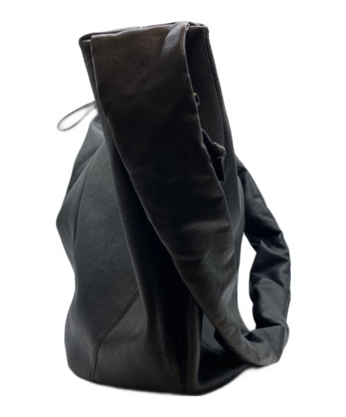 WYM LIDNM（ウィム バイ リドム）WYM LIDNM (ウィム バイ リドム) ARTIFICIAL GRAIN SHOULDER BAG WYbg355 バッグ ブラックの古着・服飾アイテム