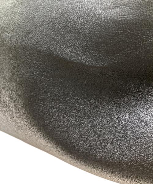 WYM LIDNM（ウィム バイ リドム）WYM LIDNM (ウィム バイ リドム) ARTIFICIAL GRAIN SHOULDER BAG WYbg355 バッグ ブラックの古着・服飾アイテム