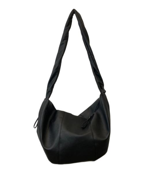 WYM LIDNM（ウィム バイ リドム）WYM LIDNM (ウィム バイ リドム) ARTIFICIAL GRAIN SHOULDER BAG WYbg355 バッグ ブラックの古着・服飾アイテム