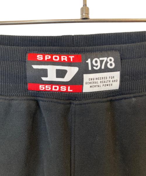 DIESEL（ディーゼル）DIESEL (ディーゼル) AMSB-BOUNSS-HT02　スウェットパンツ ブラック サイズ:Mの古着・服飾アイテム