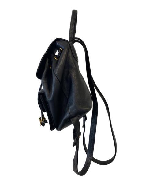 HIROFU（ヒロフ）HIROFU (ヒロフ) 巾着リュック ブラックの古着・服飾アイテム