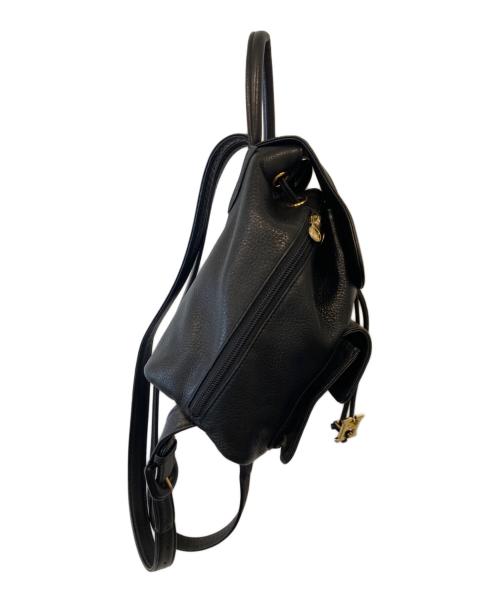 HIROFU（ヒロフ）HIROFU (ヒロフ) 巾着リュック ブラックの古着・服飾アイテム