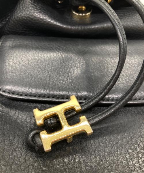 HIROFU（ヒロフ）HIROFU (ヒロフ) 巾着リュック ブラックの古着・服飾アイテム