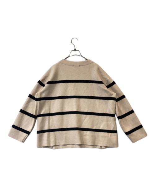 SHIPS any（シップスエニィ）SHIPS any (シップスエニィ) ミラノリブ スタンドカラー ニット プルオーバー 726-05-0077 ベージュ サイズ:表記がないため不明の古着・服飾アイテム