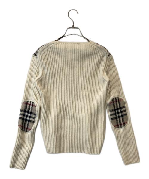 BURBERRY LONDON（バーバリーロンドン）BURBERRY LONDON (バーバリーロンドン) Vネックニット アイボリー サイズ:1の古着・服飾アイテム