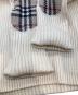 中古・古着 BURBERRY LONDON (バーバリーロンドン) Vネックニット アイボリー サイズ:1：4000円