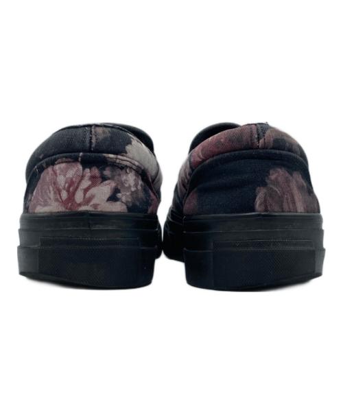 LAD MUSICIAN（ラッドミュージシャン）LAD MUSICIAN (ラッドミュージシャン) CANVAS SLIP ON FLOWER 2118-914 シューズ ブラック サイズ:44の古着・服飾アイテム