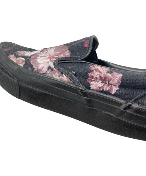 LAD MUSICIAN（ラッドミュージシャン）LAD MUSICIAN (ラッドミュージシャン) CANVAS SLIP ON FLOWER 2118-914 シューズ ブラック サイズ:44の古着・服飾アイテム