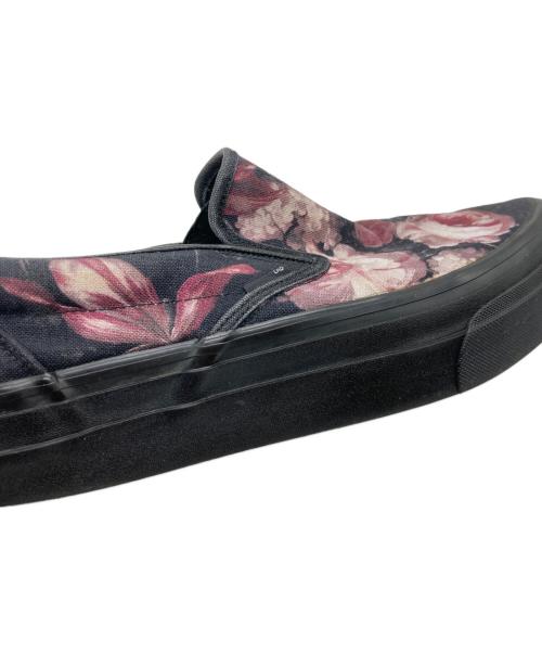 LAD MUSICIAN（ラッドミュージシャン）LAD MUSICIAN (ラッドミュージシャン) CANVAS SLIP ON FLOWER 2118-914 シューズ ブラック サイズ:44の古着・服飾アイテム