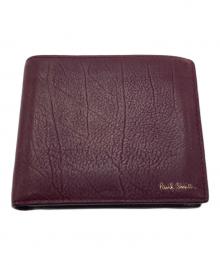 PAUL SMITH（ポールスミス）の古着「2つ折り財布 ATXC 4833 W890」｜パープル