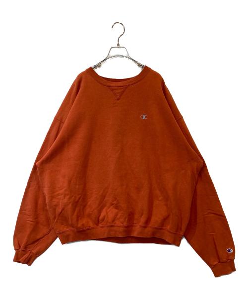 Champion（チャンピオン）Champion (チャンピオン) クルーネックスウェット オレンジ サイズ:XXLの古着・服飾アイテム