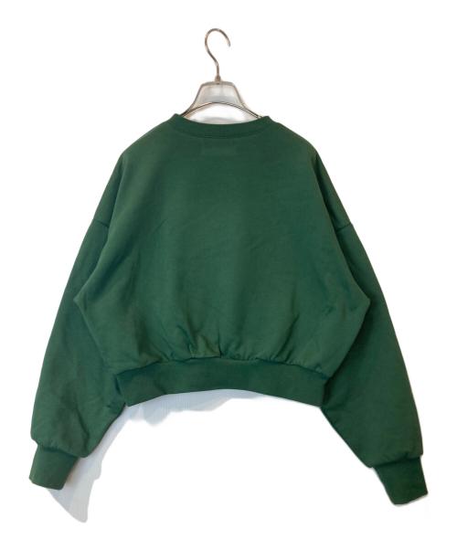 HER LIP TO（ハーリップトゥ）HER LIP TO (ハーリップトゥ) Cherish Oversized Sweatshirt　1244102124 グリーン サイズ:Freeの古着・服飾アイテム