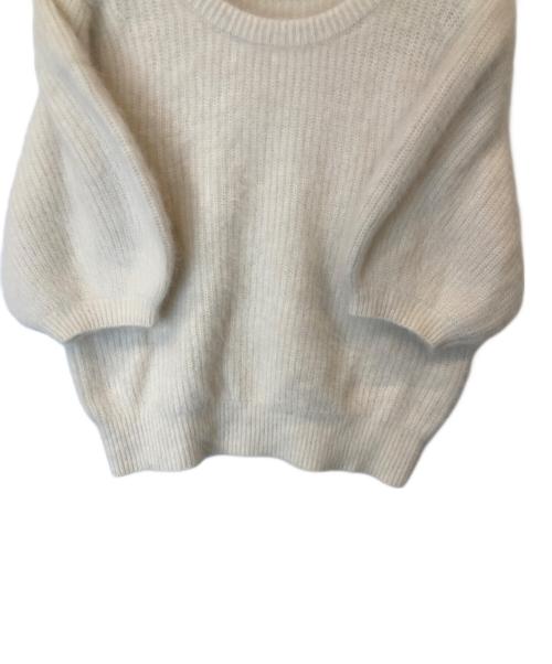 HER LIP TO（ハーリップトゥ）HER LIP TO (ハーリップトゥ) Fancy Cashmere Blend Pullover　1243202015 アイボリー サイズ: Freeの古着・服飾アイテム