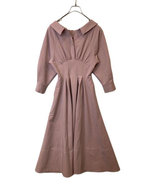 HER LIP TO（ハーリップトゥ）Her lip to (ハーリップトゥ) Montecristo Long Dress　長袖ワンピース　1244305207 ピンク サイズ:S 未使用品の古着・服飾アイテム