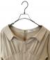中古・古着 Her lip to (ハーリップトゥ) Pleated Open Shirt Dress　長袖ワンピース　1241305002 ベージュ サイズ:S：12000円