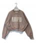 HER LIP TO（ハーリップトゥ）の古着「Cherish Oversized Sweatshirt　1244102124」｜ピンク