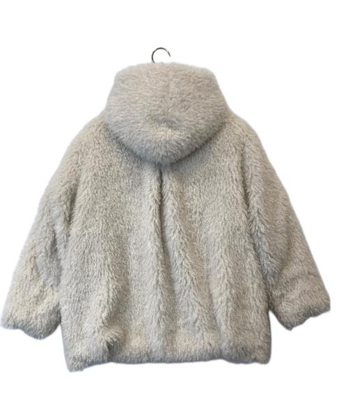 eimy istoire（エイミーイストワール）eimy istoire (エイミーイストワール) French poodle fur （フレンチプードルファー）フードジャケット　1124600044 アイボリー サイズ:FREEの古着・服飾アイテム