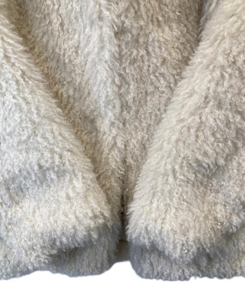 eimy istoire（エイミーイストワール）eimy istoire (エイミーイストワール) French poodle fur （フレンチプードルファー）フードジャケット　1124600044 アイボリー サイズ:FREEの古着・服飾アイテム
