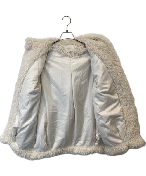 eimy istoire（エイミーイストワール）eimy istoire (エイミーイストワール) French poodle fur （フレンチプードルファー）フードジャケット　1124600044 アイボリー サイズ:FREEの古着・服飾アイテム