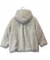 eimy istoire (エイミーイストワール) French poodle fur （フレンチプードルファー）フードジャケット　1124600044 アイボリー サイズ:FREE：12000円
