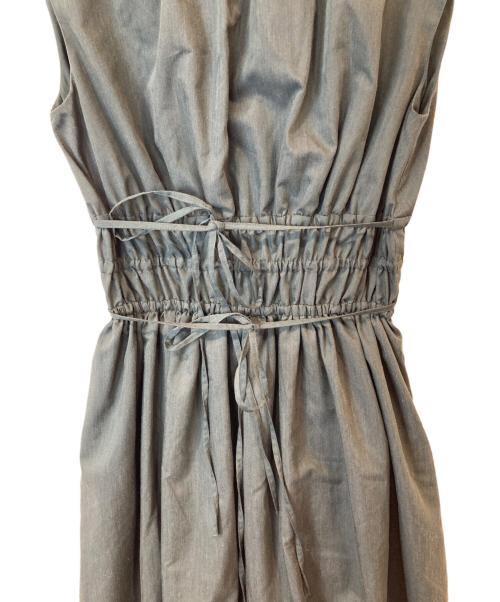 HER LIP TO（ハーリップトゥ）Her lip to (ハーリップトゥ) Riviera Double Bow Dress　ノースリーブワンピース　1242305126 グリーン サイズ:Mの古着・服飾アイテム