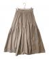 Her lip to（ハーリップトゥ）の古着「Round Tiered Long Skirt　ロングスカート　1251304042」｜ベージュ