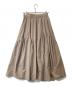 Her lip to (ハーリップトゥ) Round Tiered Long Skirt　ロングスカート　1251304042 ベージュ サイズ:S：12000円
