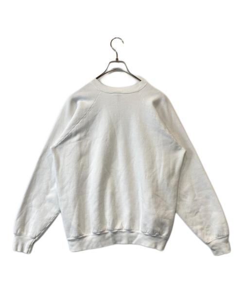 FRUIT OF THE LOOM（フルーツオブザルーム）FRUIT OF THE LOOM (フルーツオブザルーム) ラグランスウェット ホワイト サイズ:XLの古着・服飾アイテム