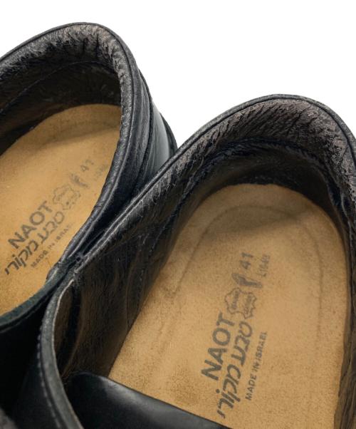 NAOT（ナオト）NAOT (ナオト) レザーシューズ ブラック サイズ:41の古着・服飾アイテム