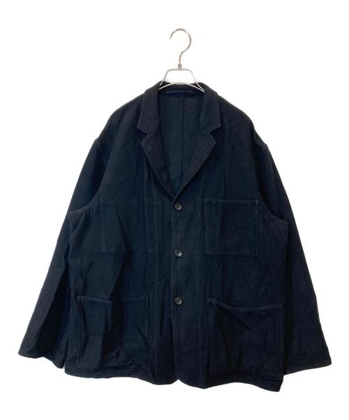 Graphpaper（グラフペーパー）Graphpaper (グラフペーパー) Moleskin French Work Jacket GM193-20028 ジャケット ブラック サイズ:2の古着・服飾アイテム