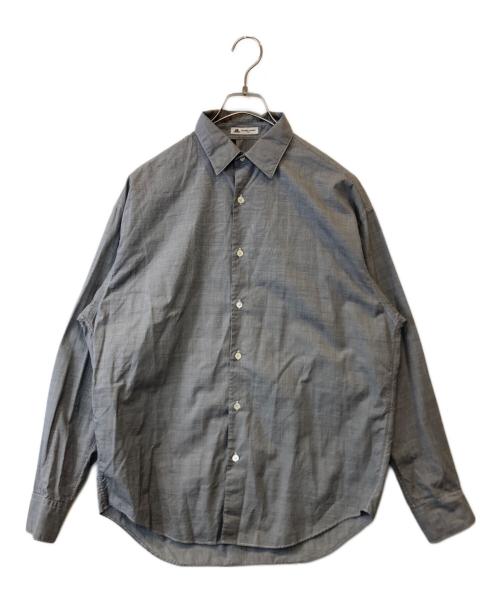 N.HOOLYWOOD（エヌ ハリウッド）N.HOOLYWOOD (エヌ ハリウッド) THOMAS MASON (トーマスメイソン) 長袖シャツ 2202-SH09-008 グレー サイズ:36の古着・服飾アイテム