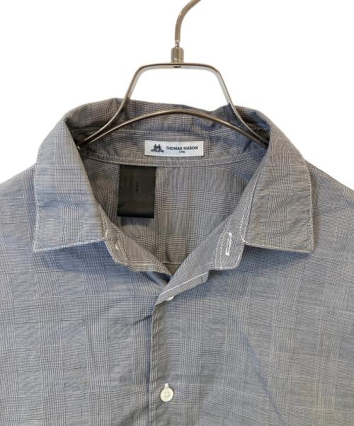 N.HOOLYWOOD（エヌ ハリウッド）N.HOOLYWOOD (エヌ ハリウッド) THOMAS MASON (トーマスメイソン) 長袖シャツ 2202-SH09-008 グレー サイズ:36の古着・服飾アイテム