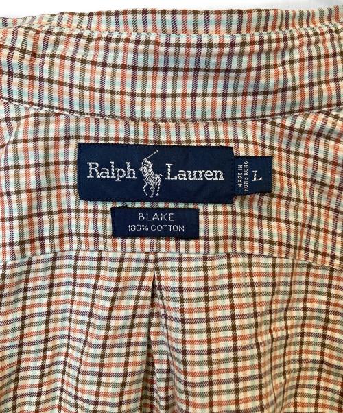 RALPH LAUREN（ラルフローレン）RALPH LAUREN (ラルフローレン) チェックシャツ　 BLAKE ブラウン サイズ:Lの古着・服飾アイテム
