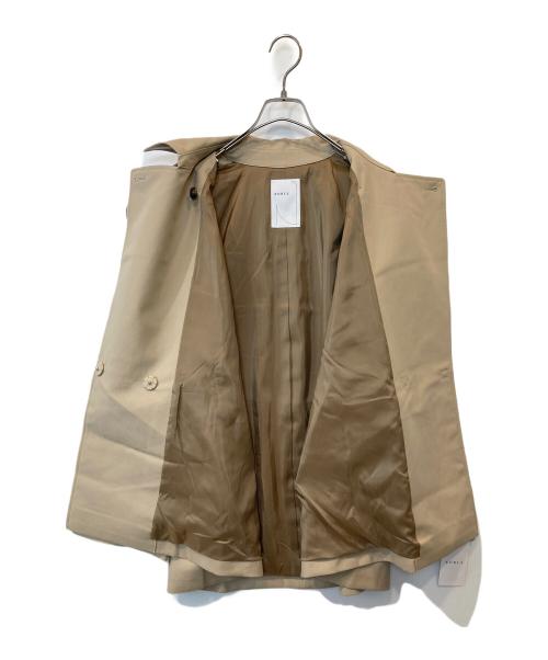 Noble（ノーブル）Noble (ノーブル) コットンダブルクロスハーフコート　25020240501010 ベージュ サイズ:38 未使用品の古着・服飾アイテム