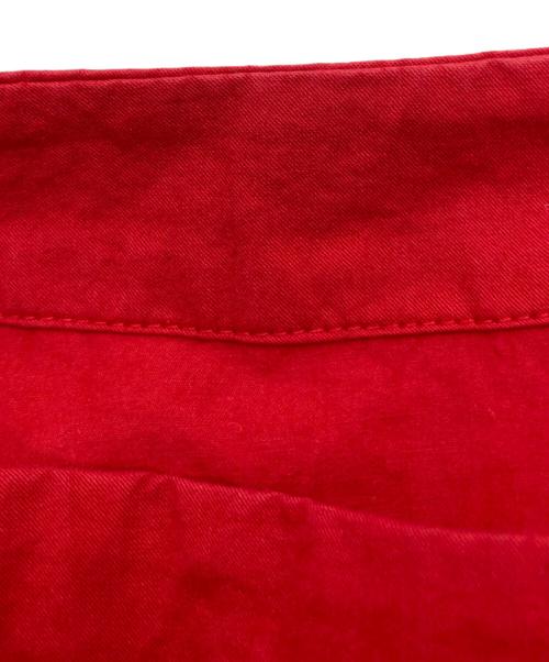 Veritecoeur（ヴェリテクール）Veritecoeur (ヴェリテクール) コットンサイドギャザーワンピース LN-04 レッド サイズ:FREEの古着・服飾アイテム