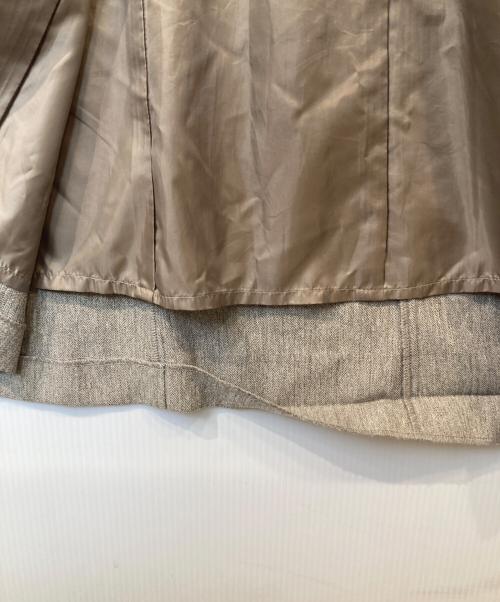 Snidel（スナイデル）Snidel (スナイデル) ラップテーラードジャンパースカート SWFO245057 ベージュ サイズ: 1の古着・服飾アイテム