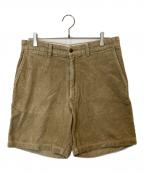 Schottショット）の古着「コーデュロイハーフパンツ」｜ブラウン