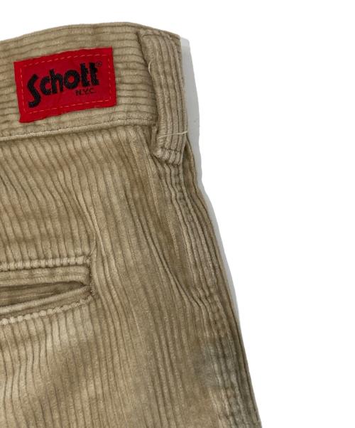 Schott（ショット）Schott (ショット) コーデュロイハーフパンツ ブラウン サイズ: W33×L34の古着・服飾アイテム