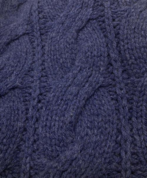 FRAMeWORK（フレームワーク）FRAMeWORK (フレームワーク) ローゲージケーブルワイドプルオーバー ネイビー サイズ:FREEの古着・服飾アイテム