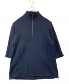 FRAMeWORKフレームワーク）の古着「ウールジャージジップアップミニワンピース 21040220613040」｜ネイビー