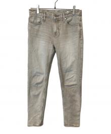 upper hights（アッパーハイツ）の古着「THE STELLA デニムパンツ 13M219-MBL」｜ベージュ