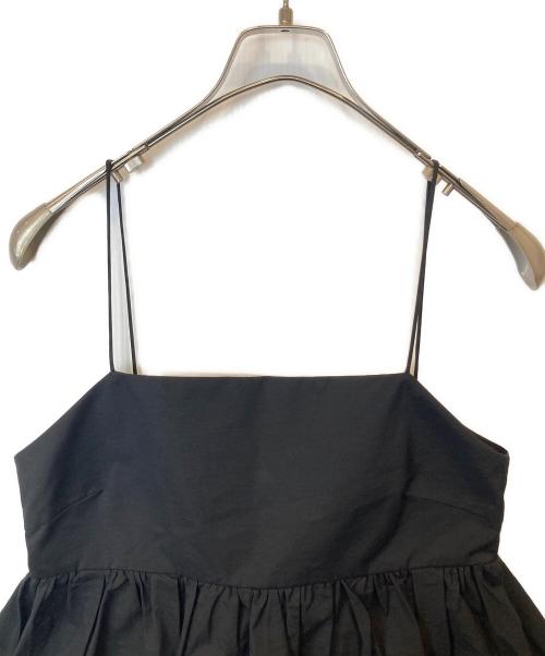 BEAUTY&YOUTH（ビューティーアンドユース）BEAUTY&YOUTH (ビューティーアンドユース) コットンナイロン バックホール キャミソール　	1621-699-1757 ブラック サイズ:FREEの古着・服飾アイテム