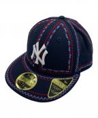 New Era×KITHニューエラ×キス）の古着「キャップ」｜ネイビー