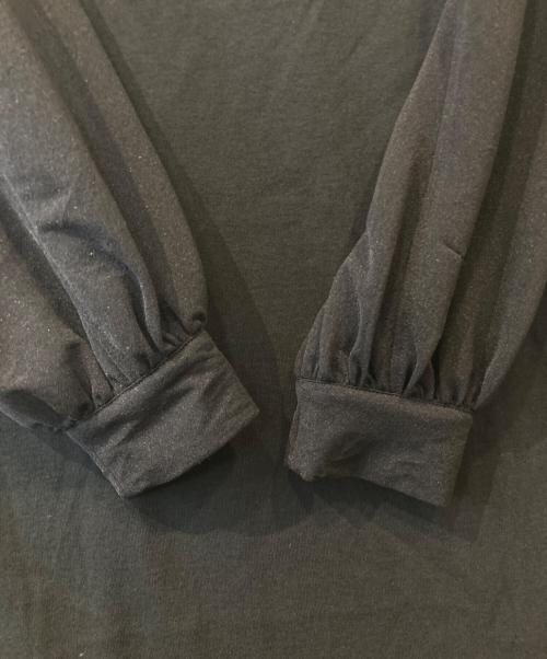 MACPHEE（マカフィー）MACPHEE (マカフィー) シアーコンビクルーネックワンピース 12-06-12-06438 ブラック サイズ:36 未使用品の古着・服飾アイテム