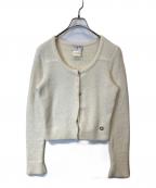 CHANELシャネル）の古着「パイル地カーディガン　P15373V00742」｜ホワイト